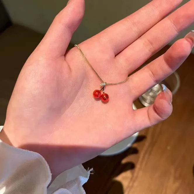 The Red Cherry Necklace