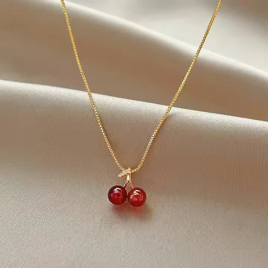 The Red Cherry Necklace
